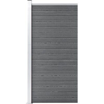 vidaXL Zaunpaneel WPC 95x186 cm Grau Gartenbarriere Begrenzung Sichtschutz vidaXL Zaunpaneel WPC 95x186 cm Grau Gartenbarriere Begrenzung Sichtschutz