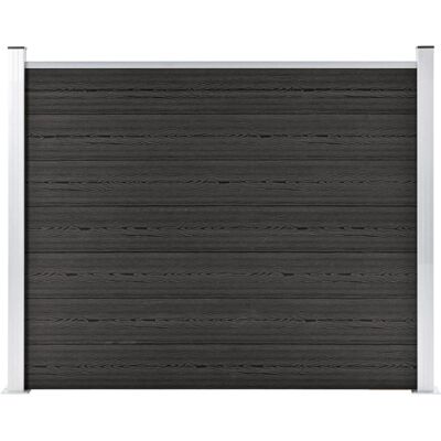 vidaXL Graues WPC-Zaunpaneel 180x146 cm vidaXL Graues WPC-Zaunpaneel 180x146 cm