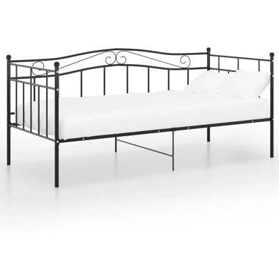 vidaXL Bettrahmen - Metall 90x200cm - Schwarz vidaXL Bettrahmen - Metall 90x200cm - Schwarz