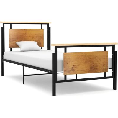vidaXL Metallbettgestell 90x200 cm - Stabil & Langlebig vidaXL Metallbettgestell 90x200 cm - Stabil & Langlebig