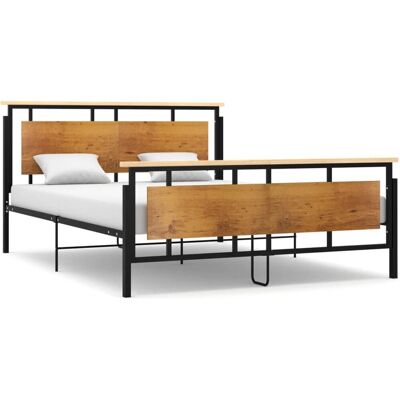 vidaXL Metallbettgestell 160x200 cm - Robust und langlebig - Bettgestell vidaXL Metallbettgestell 160x200 cm - Robust und langlebig - Bettgestell