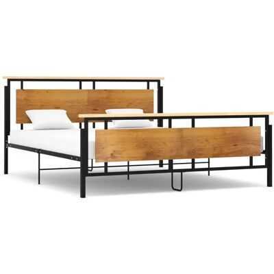 vidaXL Metall Bettgestell - Für Standardmatratzen vidaXL Metall Bettgestell - Für Standardmatratzen