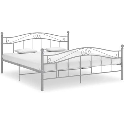 vidaXL Bettgestell Grau 200x200 cm - Bettgestell vidaXL Bettgestell Grau 200x200 cm - Bettgestell