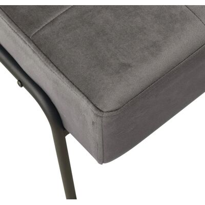 Chaise de relaxation Nova de vidaXL - Velours - Publicité Chaise de relaxation Nova de vidaXL - Velours - Publicité