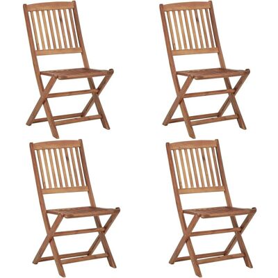 vidaXL Akazienholz Klappstolar - Gartentisch Set vidaXL Akazienholz Klappstolar - Gartentisch Set