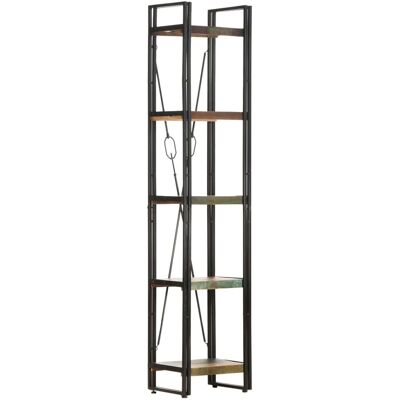 vidaXL 5-stöckiges Regal - Recycling Holz, 40x30x180 cm vidaXL 5-stöckiges Regal - Recycling Holz, 40x30x180 cm