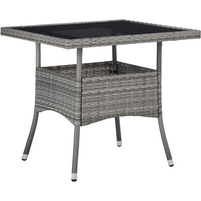 vidaXL Gartenmöbelset 5-teilig Grau vidaXL Gartenmöbelset 5-teilig Grau
