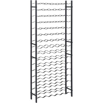 vidaXL Vinreol til 96 flasker Sort Jern - Vinreol vidaXL Vinreol til 96 flasker Sort Jern - Vinreol