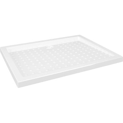 vidaXL Shower Base Tray with Dots - White - 90x70x4 cm - Shower Base Tray vidaXL Shower Base Tray with Dots - White - 90x70x4 cm - Shower Base Tray