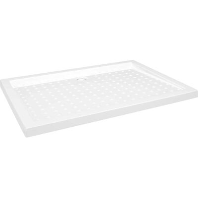 vidaXL Brodzik prysznicowy z kropkami biały 70x100x4 cm ABS - Brodzik prysznicowy vidaXL Brodzik prysznicowy z kropkami biały 70x100x4 cm ABS - Brodzik prysznicowy