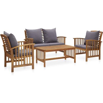 Set di Mobili da Giardino VidaXL - Lounge Vintage in Legno Set di Mobili da Giardino VidaXL - Lounge Vintage in Legno