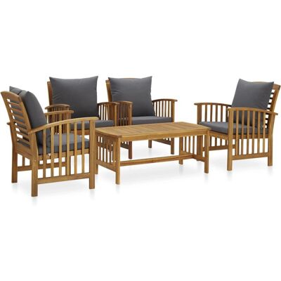 VidaXL Garteneinrichtung - Lounge-Set mit Kissen VidaXL Garteneinrichtung - Lounge-Set mit Kissen