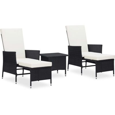 vidaXL Gartenset mit Kissen & Tisch - Gartenmöbel vidaXL Gartenset mit Kissen & Tisch - Gartenmöbel