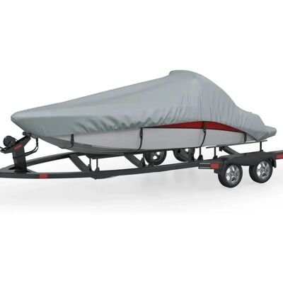 vidaXL Bootsschutzhaube 830x450 cm Grau Wasserdicht UV-Schutz - Boot Cover vidaXL Bootsschutzhaube 830x450 cm Grau Wasserdicht UV-Schutz - Boot Cover