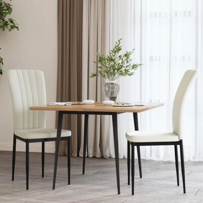 Maisonchic Modell - Samt Creme Esstischstühle - 2 Stück Maisonchic Modell - Samt Creme Esstischstühle - 2 Stück