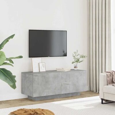 vidaXL TV-Schrank Beton Grau 100x35x40 cm Spanplatte - TV Schrank vidaXL TV-Schrank Beton Grau 100x35x40 cm Spanplatte - TV Schrank