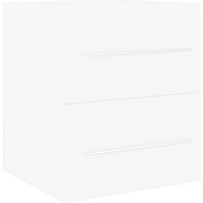 vidaXL Hvid vaskeskabine 41x38.5x48 cm - Badeværelsesmøbel sæt vidaXL Hvid vaskeskabine 41x38.5x48 cm - Badeværelsesmøbel sæt