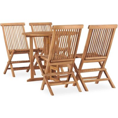 VidaXL Gartenset - Robustes Teak, Klappbar, Garten VidaXL Gartenset - Robustes Teak, Klappbar, Garten