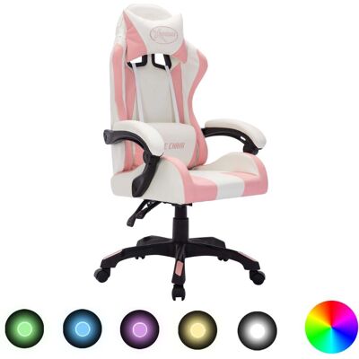 vidaXL Gaming Stuhl mit RGB LED Beleuchtung - Verstellbar vidaXL Gaming Stuhl mit RGB LED Beleuchtung - Verstellbar