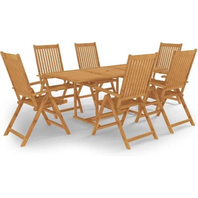 vidaXL 3059565 Outdoor-Möbelset - Garten Esstisch mit Teakholz vidaXL 3059565 Outdoor-Möbelset - Garten Esstisch mit Teakholz
