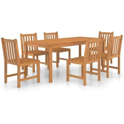 vidaXL 3059941 Gartentisch-Set aus Teakholz 7 Teile vidaXL 3059941 Gartentisch-Set aus Teakholz 7 Teile