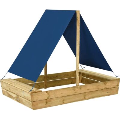 vidaXL Piaskownica z Dachem 160x100x133cm vidaXL Piaskownica z Dachem 160x100x133cm