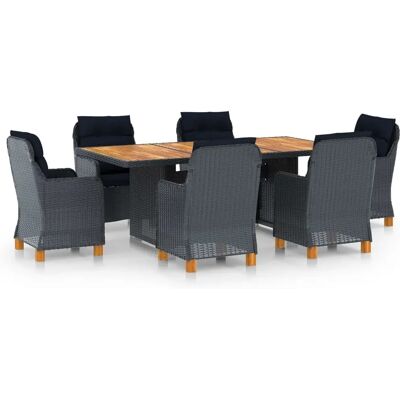 VidaXL 3060166 Gartentisch-Set - 7-teilig VidaXL 3060166 Gartentisch-Set - 7-teilig