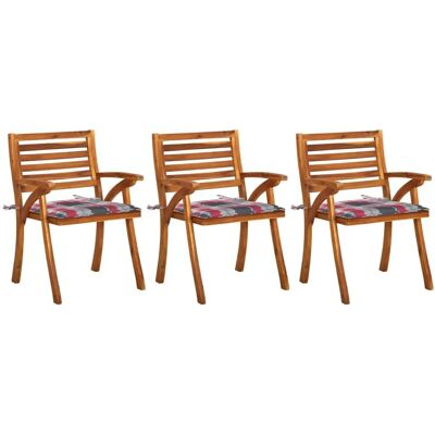 VidaXL 3060820 Braune Akazienholz Gartensessel mit Kissen - Outdoor Möbel VidaXL 3060820 Braune Akazienholz Gartensessel mit Kissen - Outdoor Möbel