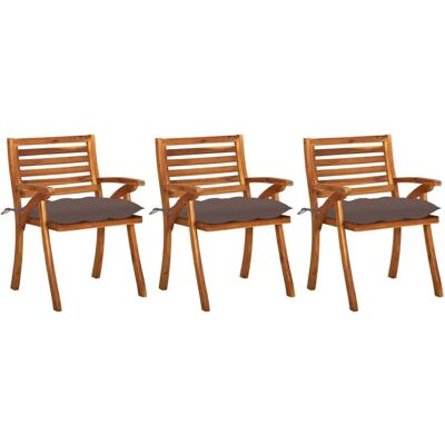 VidaXL Gartentischset - Massives Akazienholz - 3 Stück VidaXL Gartentischset - Massives Akazienholz - 3 Stück