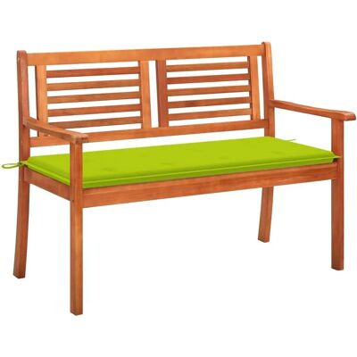 vidaxl Gartenbank aus Eukalyptusholz 120cm Grün vidaxl Gartenbank aus Eukalyptusholz 120cm Grün