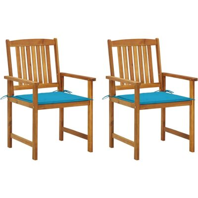 vidaXL Gartenstühle 4er-Set Blau - Gartenstühle vidaXL Gartenstühle 4er-Set Blau - Gartenstühle