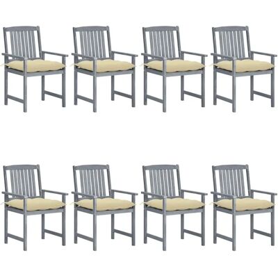 VidaXL - 3061255 - Grau - Akazienholz - Outdoor Chair VidaXL - 3061255 - Grau - Akazienholz - Outdoor Chair