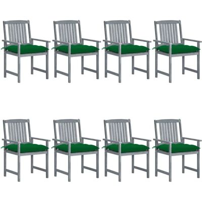 VidaXL - 3061262 - Akazienholz - Grau - Outdoorstuhl VidaXL - 3061262 - Akazienholz - Grau - Outdoorstuhl