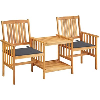 VidaXL Gartenmöbelset - Rustikales Akazienholz-Bistro-Set VidaXL Gartenmöbelset - Rustikales Akazienholz-Bistro-Set