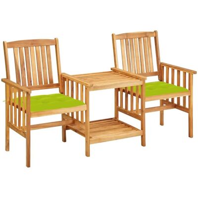 VidaXL Gartenmöbel-Set - Rustikales Holz Bistro - Stabil & Stilvoll VidaXL Gartenmöbel-Set - Rustikales Holz Bistro - Stabil & Stilvoll