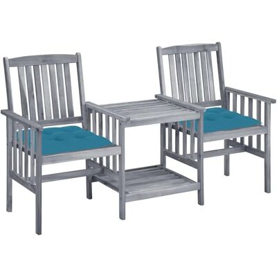 Maisonchic - Gartensessel mit Tisch und Kissen Maisonchic - Gartensessel mit Tisch und Kissen
