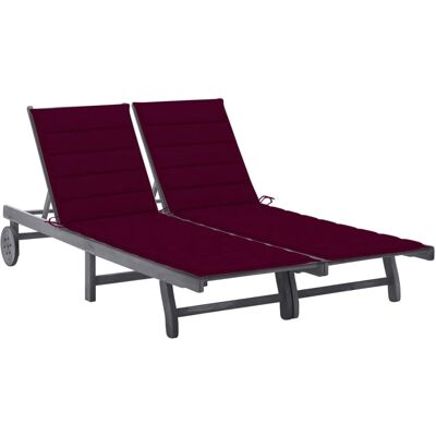 vidaXL Outdoor Liegestuhl - Verstellbarer Gartenstuhl aus Holz vidaXL Outdoor Liegestuhl - Verstellbarer Gartenstuhl aus Holz