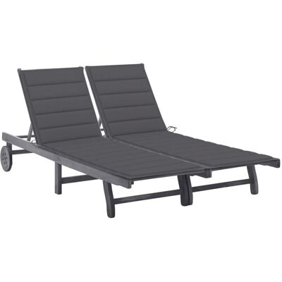 vidaXL Outdoor Chair & Lounge Bed - Verstellbares Garten-Liegestuhl für 2 vidaXL Outdoor Chair & Lounge Bed - Verstellbares Garten-Liegestuhl für 2