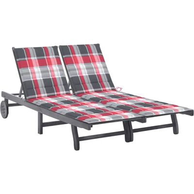 vidaXL 3061402 Outdoersessel - Garten, Verstellbar, Grau vidaXL 3061402 Outdoersessel - Garten, Verstellbar, Grau