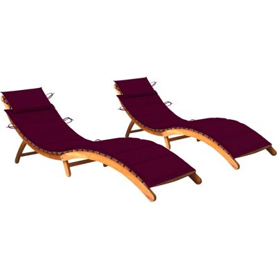 vidaXL Outdoor Lounge Stuhl mit Polster - Gartenmöbel vidaXL Outdoor Lounge Stuhl mit Polster - Gartenmöbel