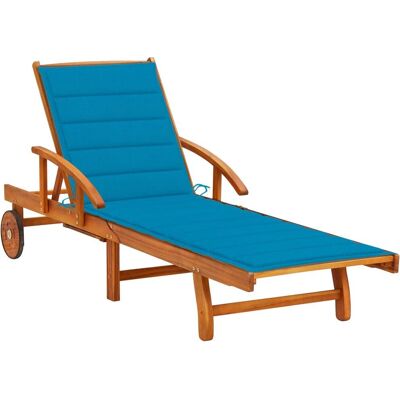 vidaXL Gartensessel - Verstellbarer Akazien Holz Sitz vidaXL Gartensessel - Verstellbarer Akazien Holz Sitz