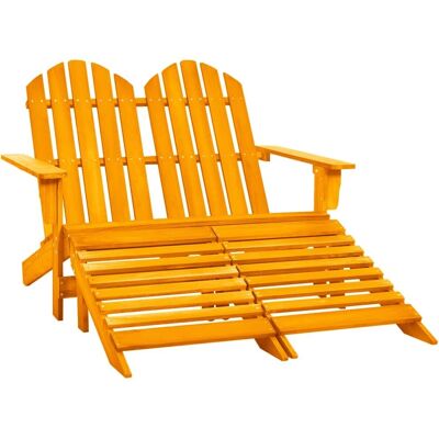vidaXL - Adirondack 2-Sitzer - orange - Gartenbank vidaXL - Adirondack 2-Sitzer - orange - Gartenbank