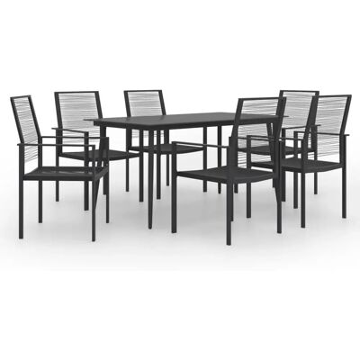 vidaXL Gartentischset 7-tlg. Outdoor Tisch und Stühle - Gartenmöbel vidaXL Gartentischset 7-tlg. Outdoor Tisch und Stühle - Gartenmöbel