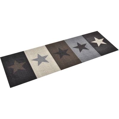 Tapis de cuisine étoiles vidaXL - Lavable - 60x300 cm Tapis de cuisine étoiles vidaXL - Lavable - 60x300 cm