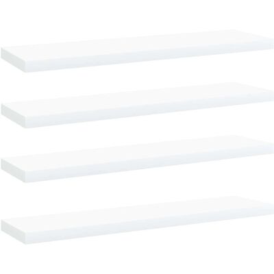 vidaXL Panneaux de bibliothèque blancs 4 pcs - Planches de bibliothèque - Publicité vidaXL Panneaux de bibliothèque blancs 4 pcs - Planches de bibliothèque - Publicité