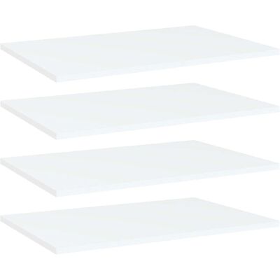 Plaques d'étagère blanches vidaXL - Panneau de rechange pour étagère - Type de bibliothèque - Publicité Plaques d'étagère blanches vidaXL - Panneau de rechange pour étagère - Type de bibliothèque - Publicité