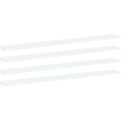 vidaXL 4x Bücherregal Bretter Weiß - Bücherregal Bretter vidaXL 4x Bücherregal Bretter Weiß - Bücherregal Bretter
