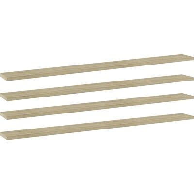 MAISONCHIC Sonoma Eiken Planken - 4 stuks - Ruimtebesparend MAISONCHIC Sonoma Eiken Planken - 4 stuks - Ruimtebesparend