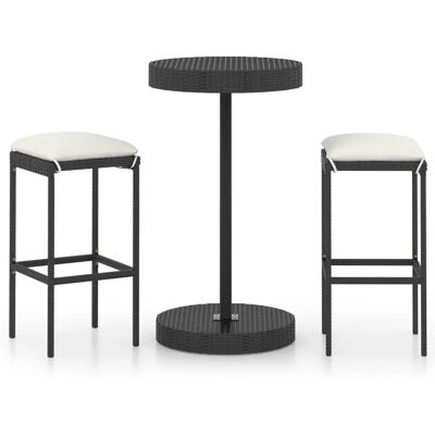 vidaXL Gartenbar-Set mit Kissen - Outdoor-Möbel vidaXL Gartenbar-Set mit Kissen - Outdoor-Möbel