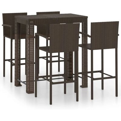vidaXL 3064810 Outdoor-Möbelset - Braun vidaXL 3064810 Outdoor-Möbelset - Braun
